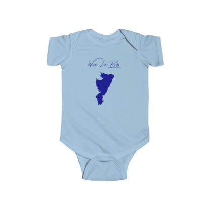 Oregon  Waldo  Lake  Onesie  front  position  view  from  front  light  blue.webp