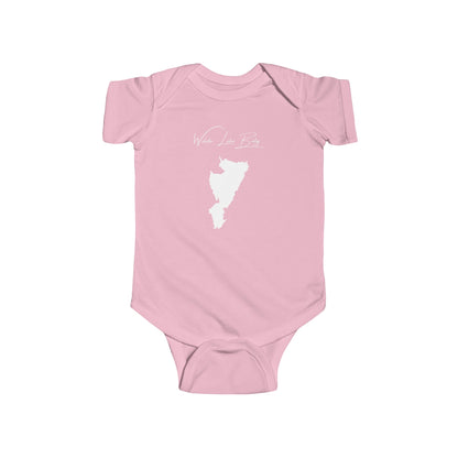 Oregon  Waldo  Lake  Onesie  front  position  view  from  front  pink.webp