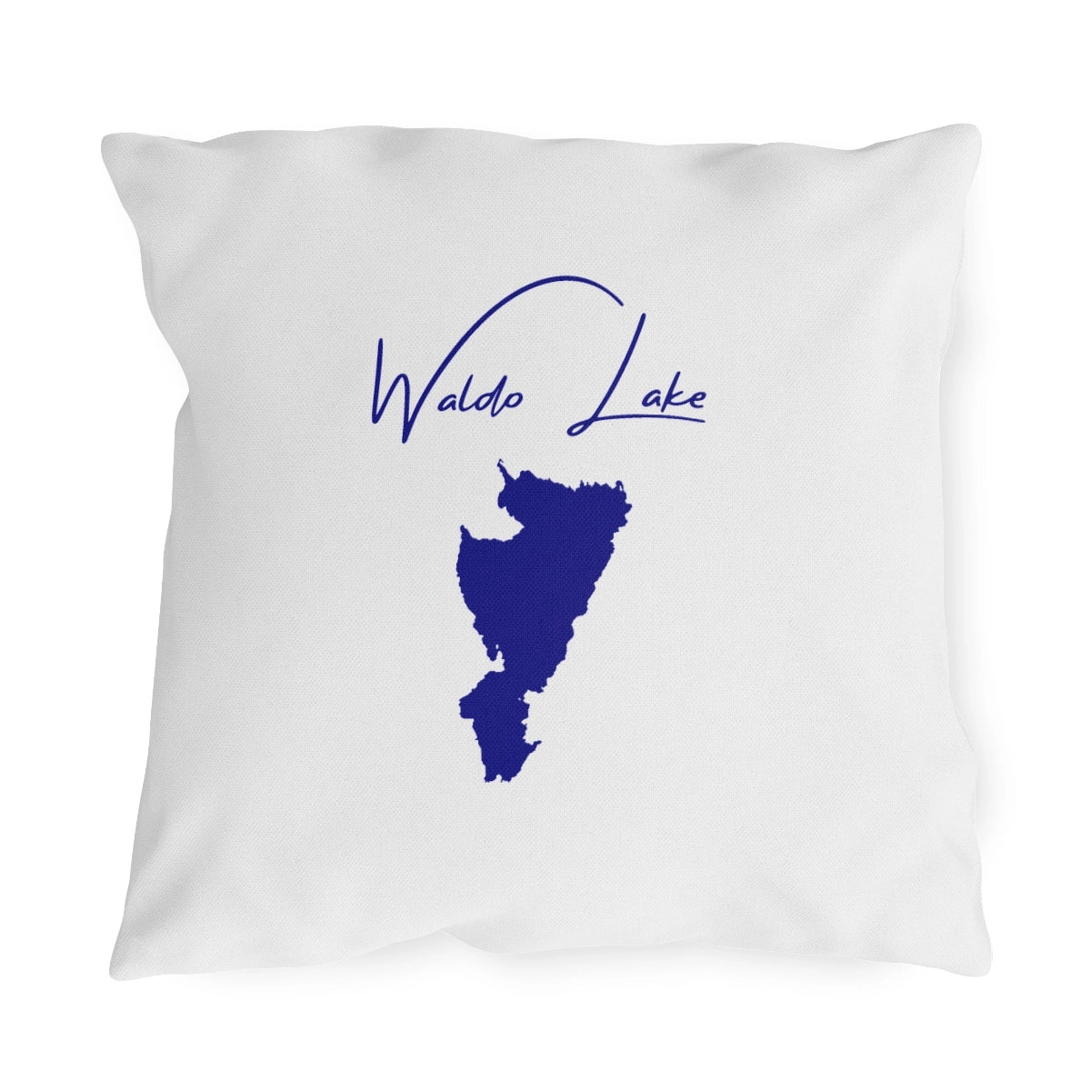Oregon  Waldo  Lake  Outdoor  Pillow  front  position  view  from  front  18  x  18.webp
