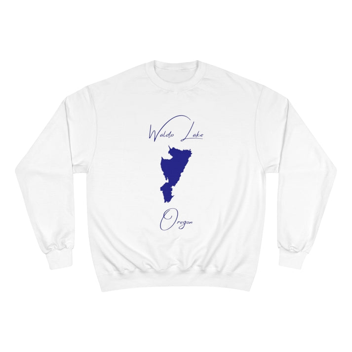 Oregon  Waldo  Lake  Sweatshirt  front  position  view  from  front  white.webp