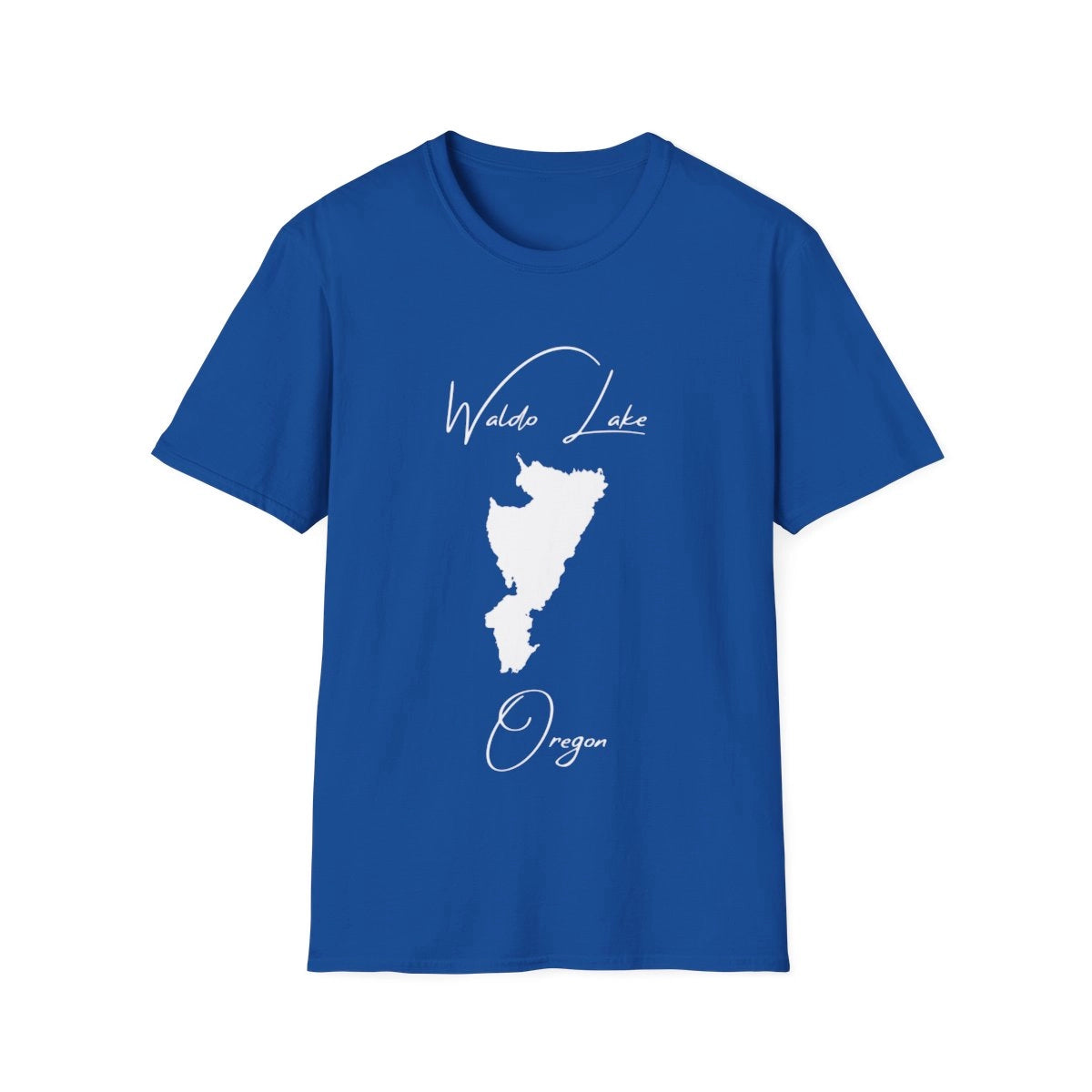 Oregon  Waldo  Lake  T-shirt  front  position  view  from  front  royal.webp