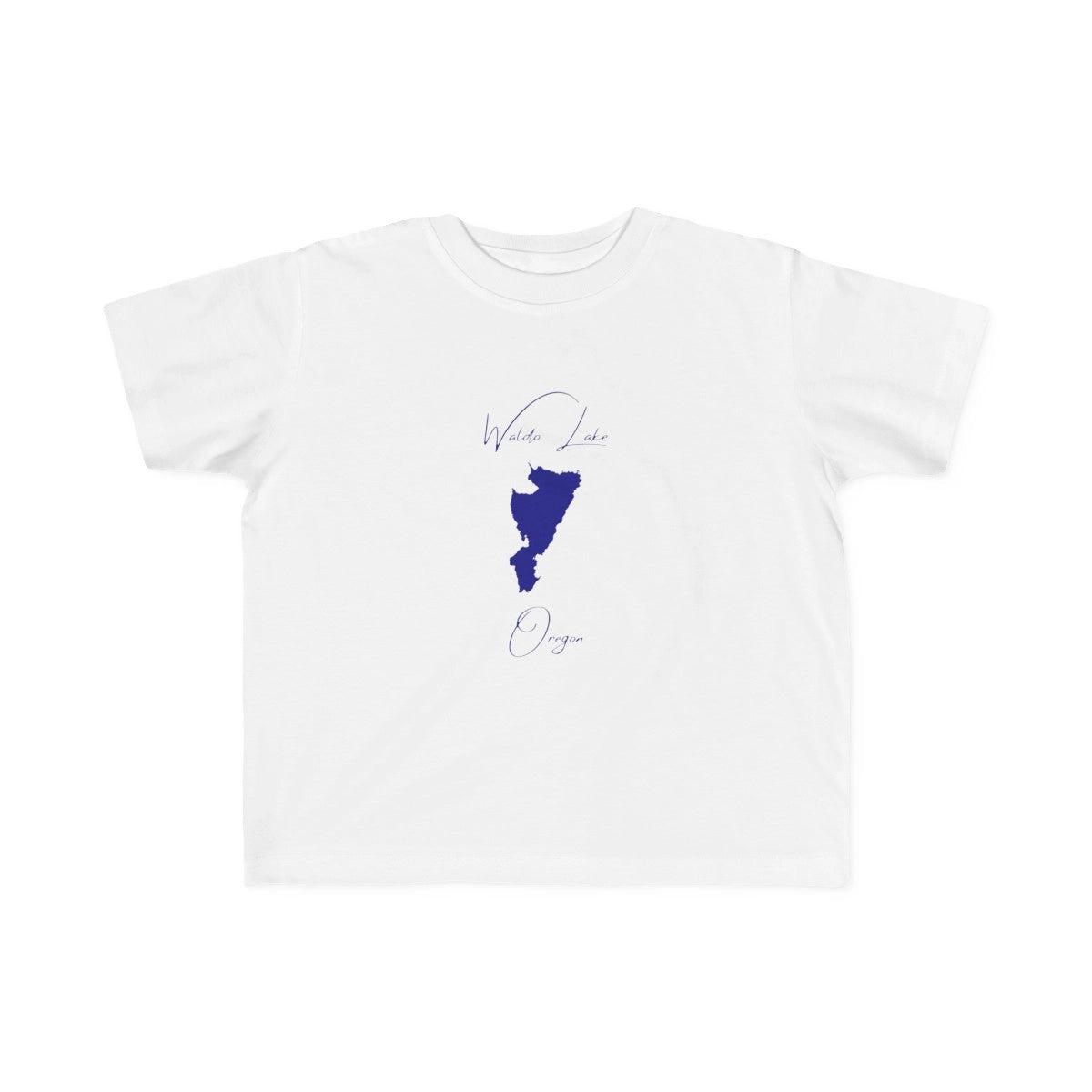 Oregon  Waldo  Lake  Toddler  T-shirt  front  position  view  from  front  white.webp
