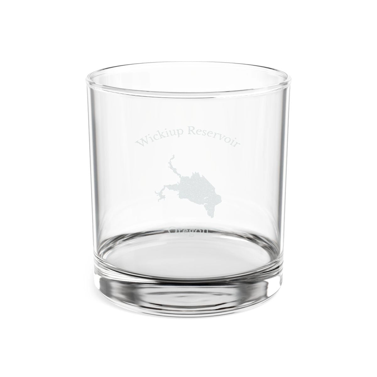 Oregon  Wickiup  Reservoir  Engraved  Whiskey  Glass  other  position  view  from  front  10.5oz.webp