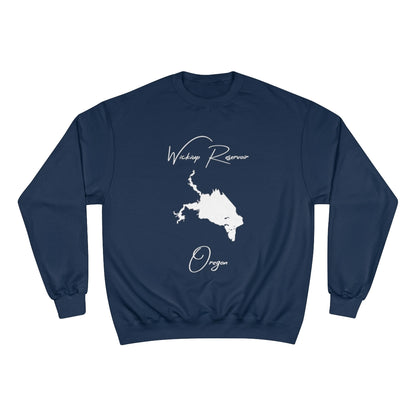 Oregon  Wickiup  Reservoir  Sweatshirt  front  position  view  from  front  navy.webp