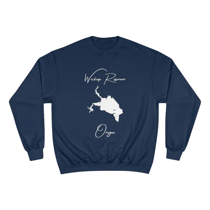 Oregon  Wickiup  Reservoir  Sweatshirt  front  position  view  from  front  navy.webp