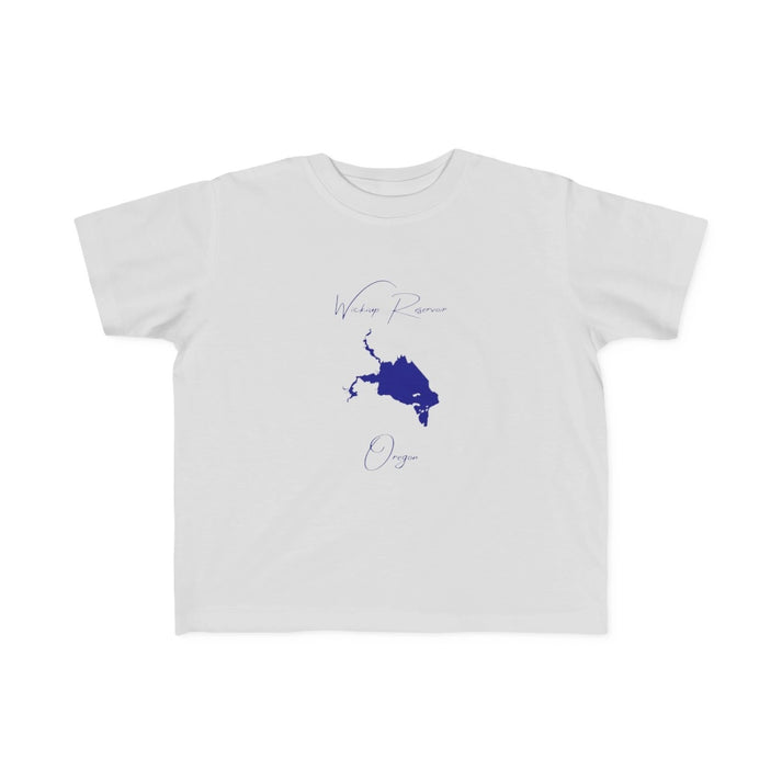 Oregon  Wickiup  Reservoir  Toddler  T-shirt  front  position  view  from  front  silver.webp