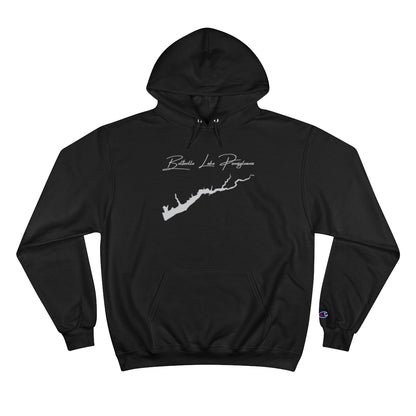 Pennsylvania  Beltzville  Lake  Hoodie  front  position  view  from  front  black.webp