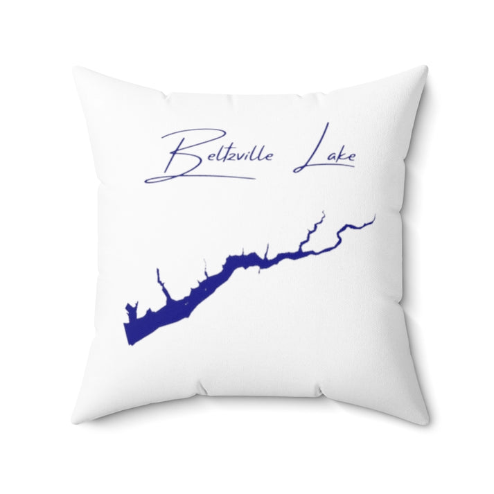 Pennsylvania  Beltzville  Lake  Pillow  front  position  view  from  back  20  x  20.webp
