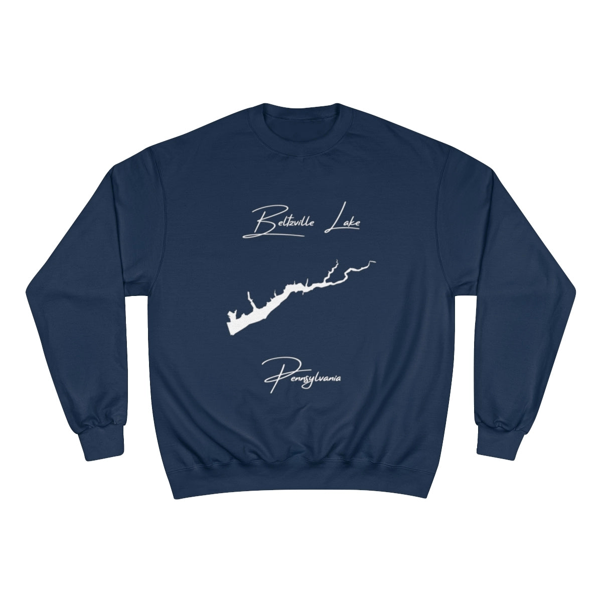 Pennsylvania  Beltzville  Lake  Sweatshirt  front  position  view  from  front  navy.webp