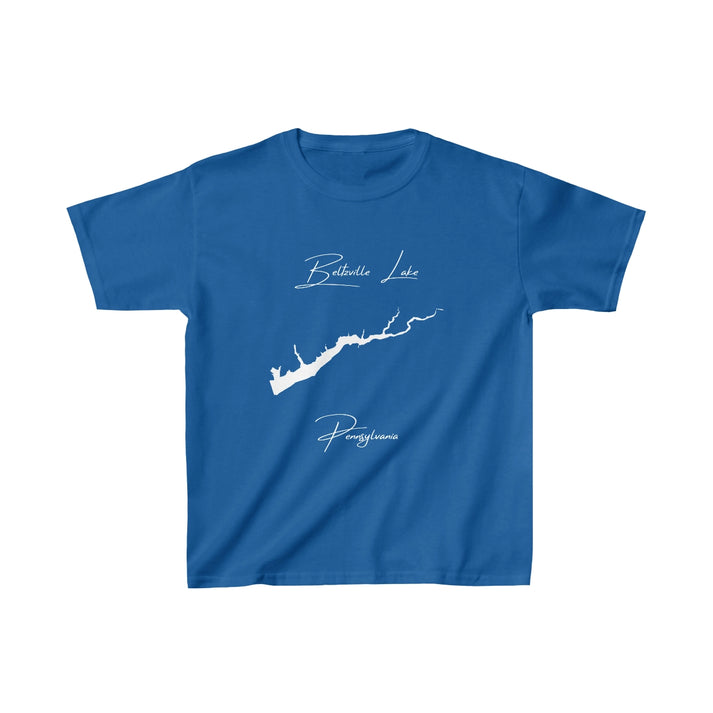 Pennsylvania  Beltzville  Lake  Youth  T-shirt  front  position  view  from  front  royal.webp