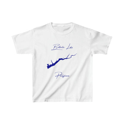 Pennsylvania  Beltzville  Lake  Youth  T-shirt  front  position  view  from  front  white.webp