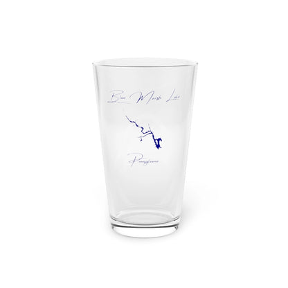 Pennsylvania  Blue  Marsh  Lake  16oz  Pint  Glass  front  position  view  from  front  16oz.webp