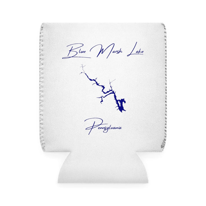 Pennsylvania  Blue  Marsh  Lake  Can  Koozie  front  position  view  from  front-1  white.webp