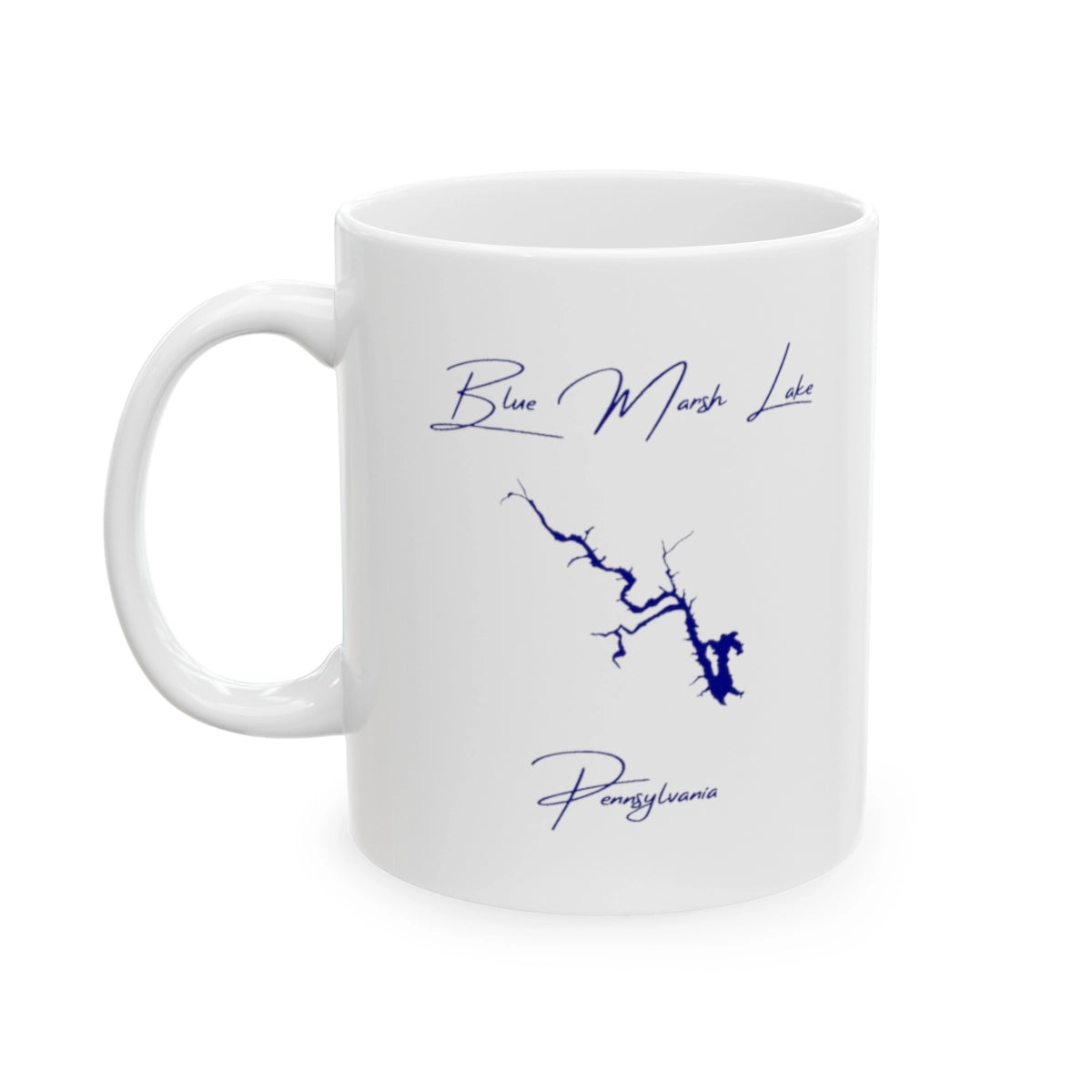 Pennsylvania  Blue  Marsh  Lake  Ceramic  Mug  other  position  view  from  left  11oz.webp