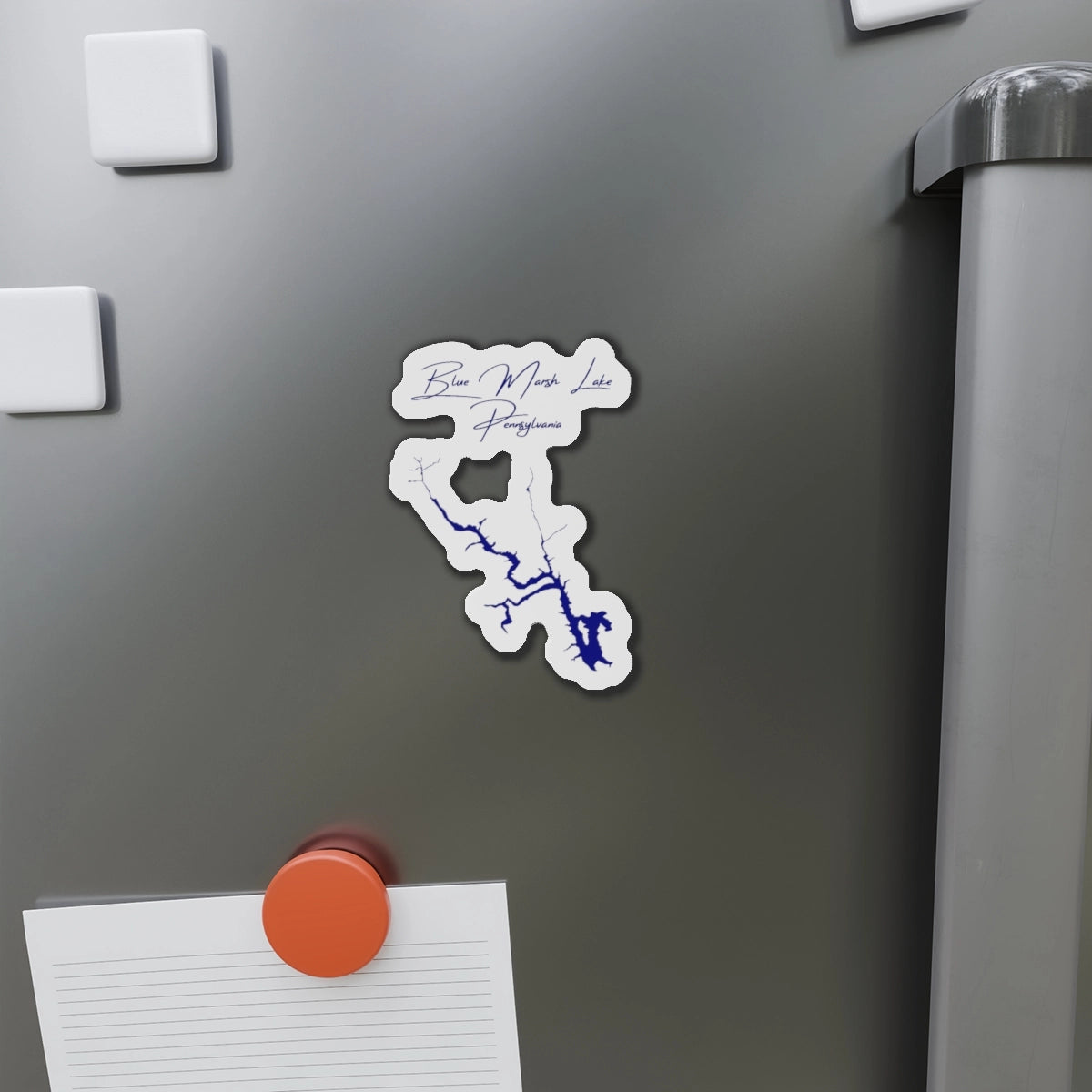 Pennsylvania  Blue  Marsh  Lake  Die  Cut  Magnet  front  position  view  from  context-1  4  x  4.webp