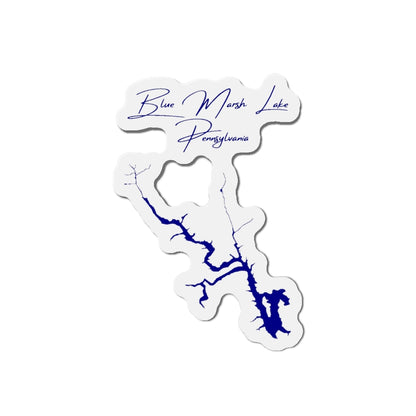 Pennsylvania  Blue  Marsh  Lake  Die  Cut  Magnet  front  position  view  from  front  4  x  4.webp