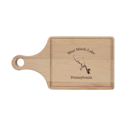 Pennsylvania  Blue  Marsh  Lake  Engraved  Cutting  Board  front  position  view  from  front  maple.webp