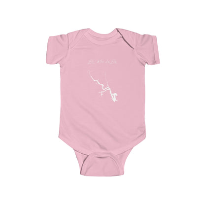 Pennsylvania  Blue  Marsh  Lake  Onesie  front  position  view  from  front  pink.webp
