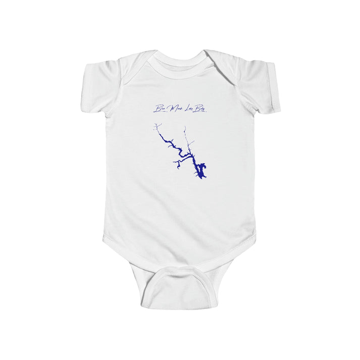 Pennsylvania  Blue  Marsh  Lake  Onesie  front  position  view  from  front  white.webp