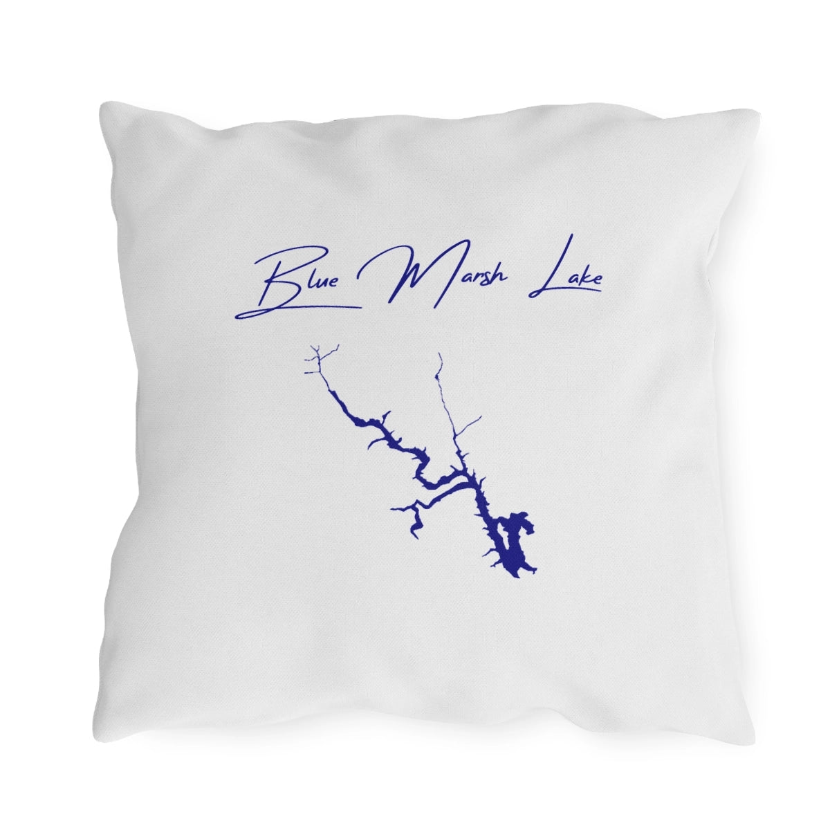 Pennsylvania  Blue  Marsh  Lake  Outdoor  Pillow  back  position  view  from  back  18  x  18.webp