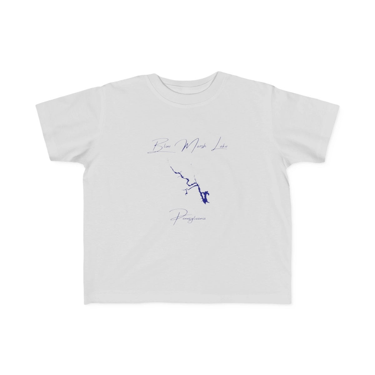 Pennsylvania  Blue  Marsh  Lake  Toddler  T-shirt  front  position  view  from  front  silver.webp