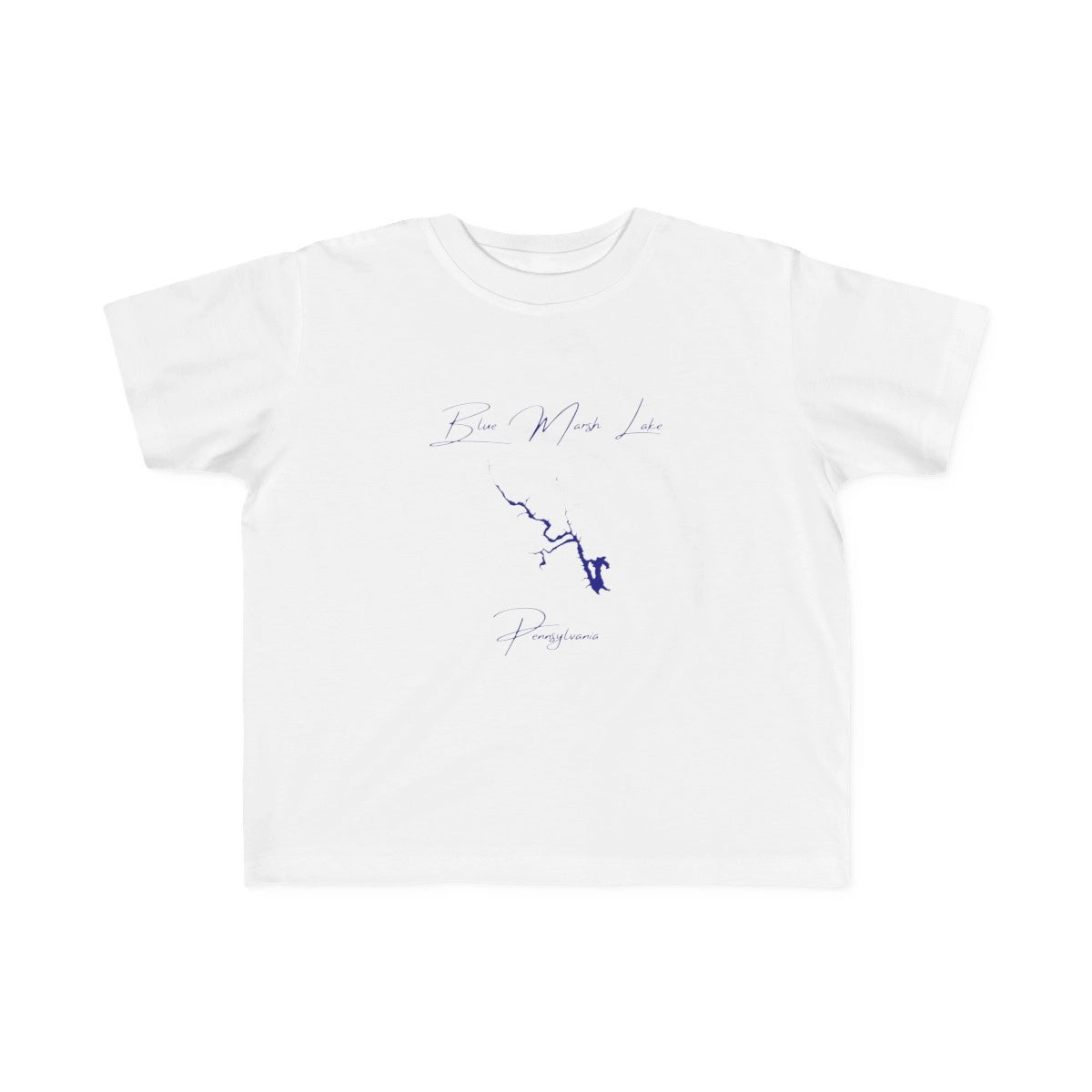 Pennsylvania  Blue  Marsh  Lake  Toddler  T-shirt  front  position  view  from  front  white.webp