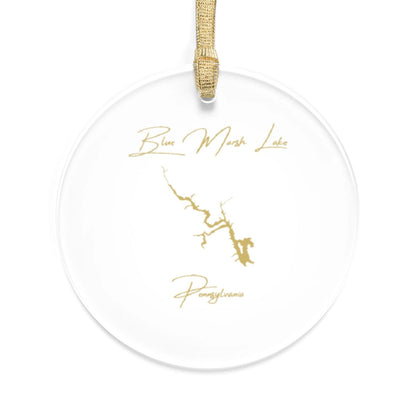 Pennsylvania  Blue  Marsh  Lake  Tree  Ornament  other  position  view  from  front  round.webp