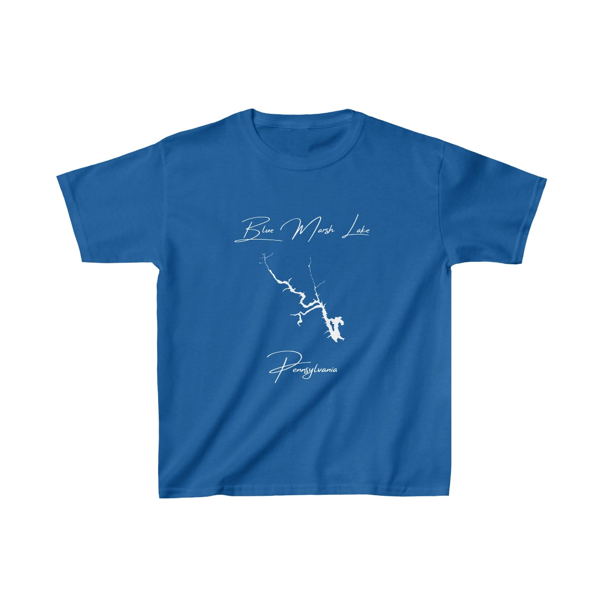 Pennsylvania  Blue  Marsh  Lake  Youth  T-shirt  front  position  view  from  front  royal.webp