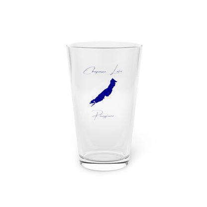 Pennsylvania  Chapman  Lake  16oz  Pint  Glass  front  position  view  from  front  16oz.webp