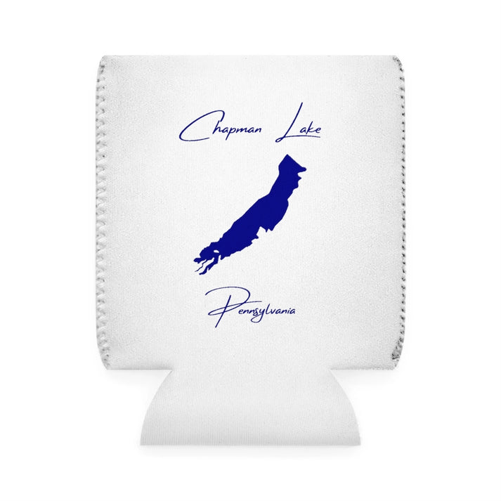 Pennsylvania  Chapman  Lake  Can  Koozie  front  position  view  from  front-1  white.webp
