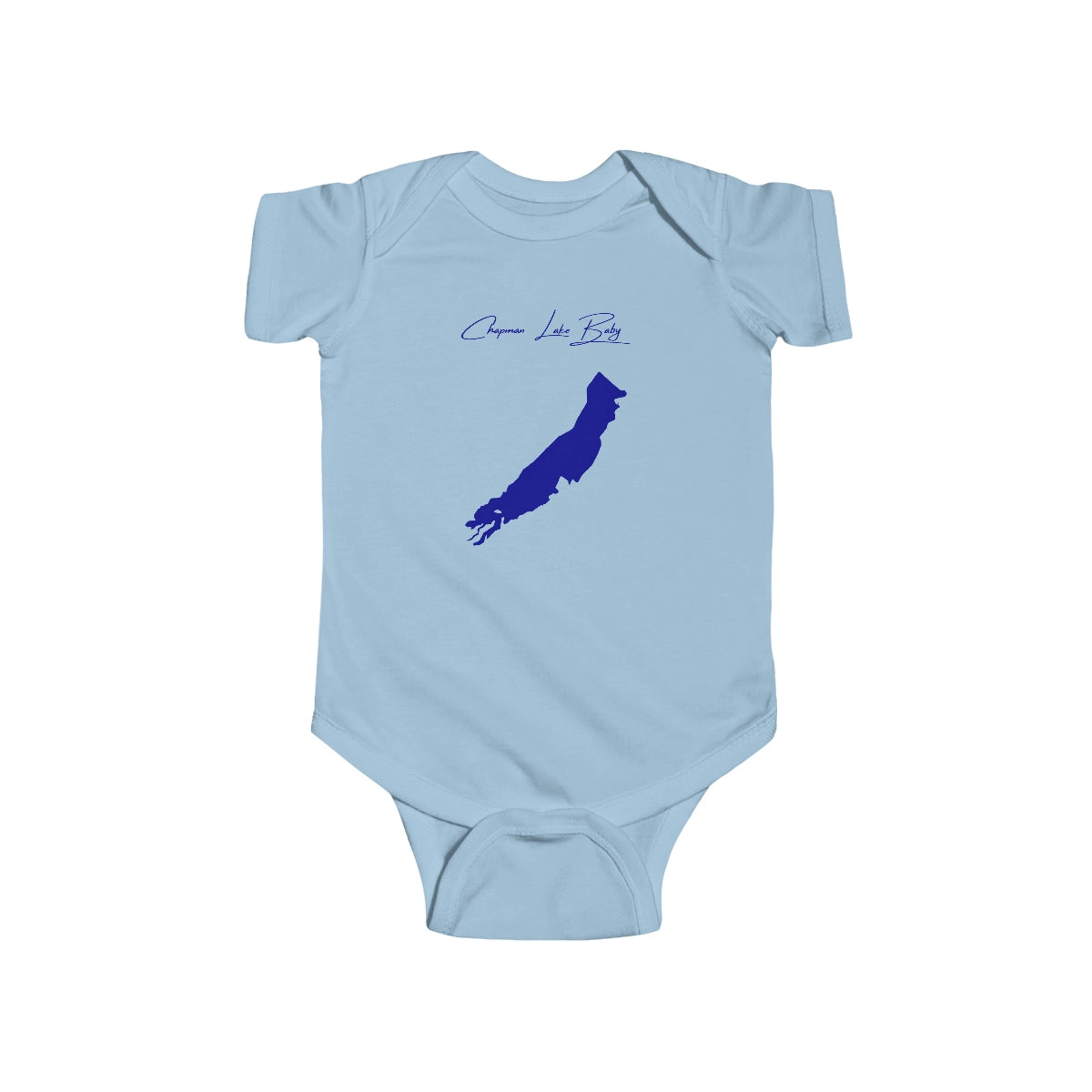 Pennsylvania  Chapman  Lake  Onesie  front  position  view  from  front  light  blue.webp