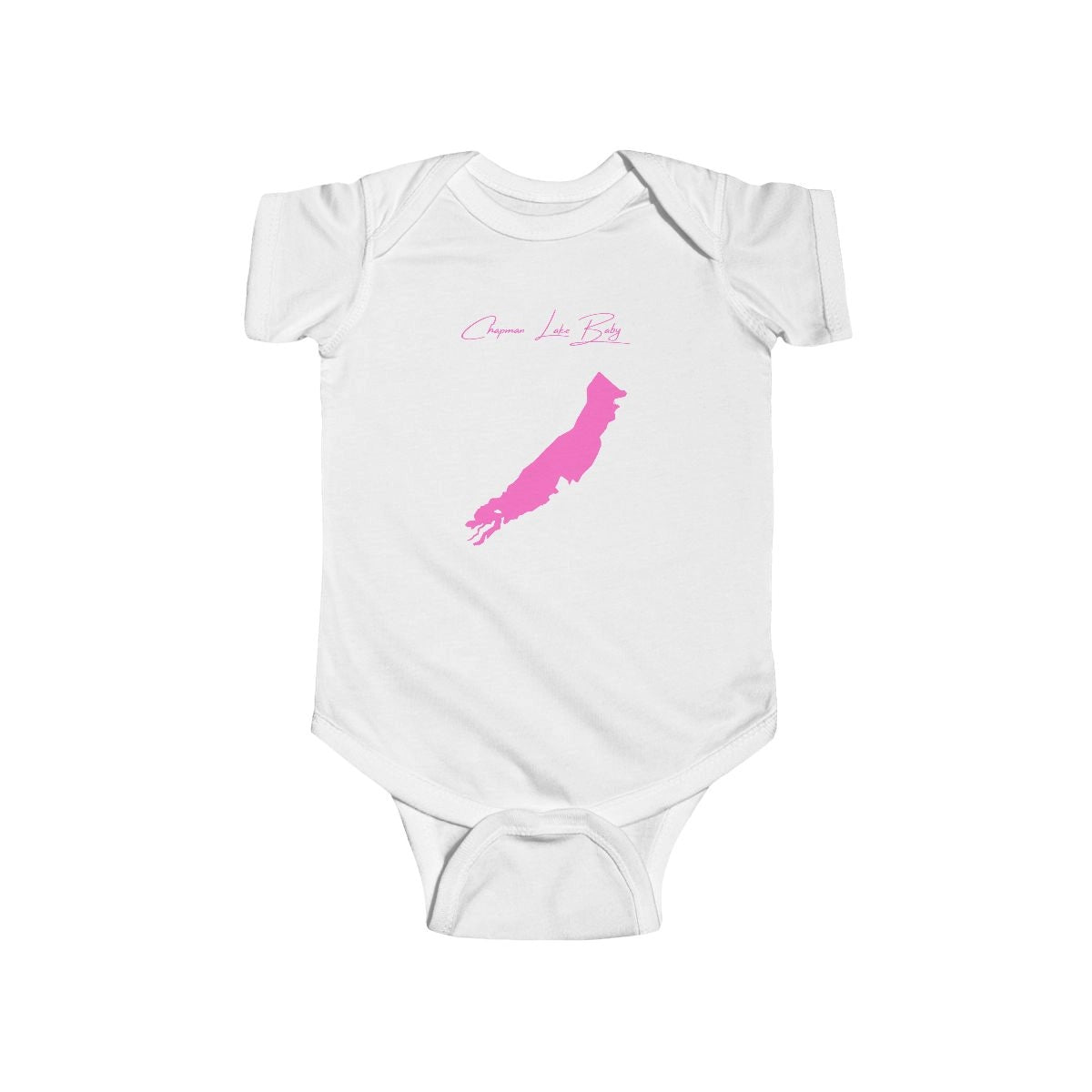 Pennsylvania  Chapman  Lake  Onesie  front  position  view  from  front  white.webp