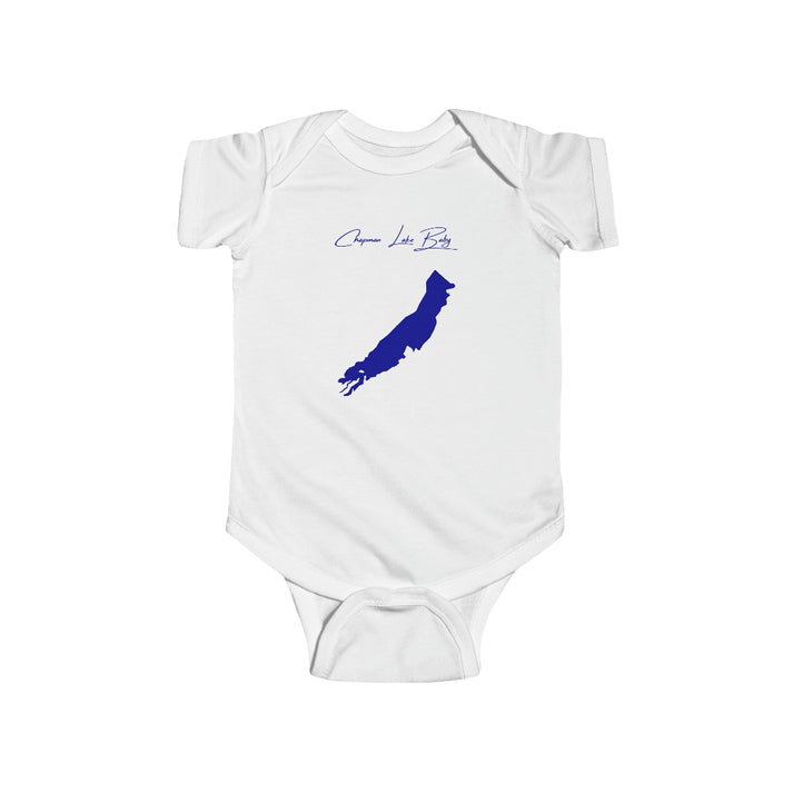 Pennsylvania  Chapman  Lake  Onesie  front  position  view  from  front  white.webp
