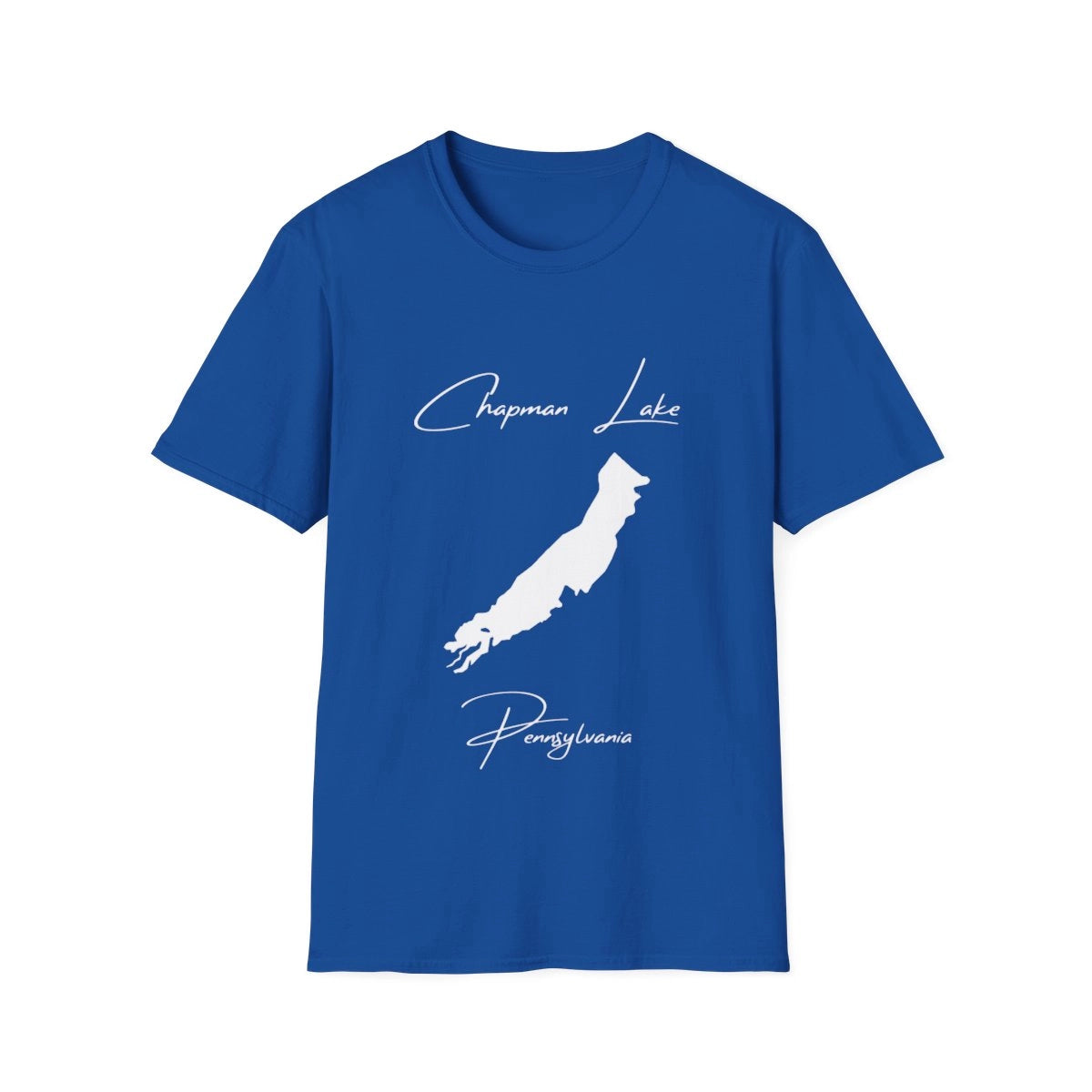 Pennsylvania  Chapman  Lake  T-shirt  front  position  view  from  front  royal.webp