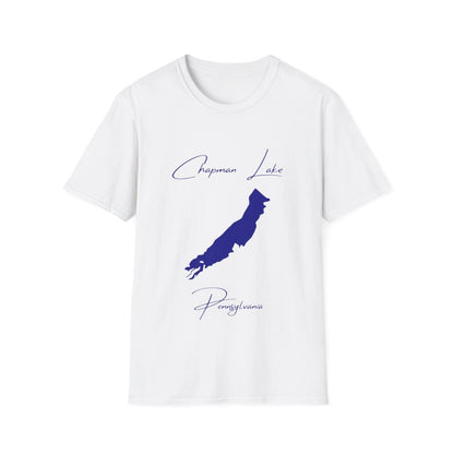 Pennsylvania  Chapman  Lake  T-shirt  front  position  view  from  front  white.webp