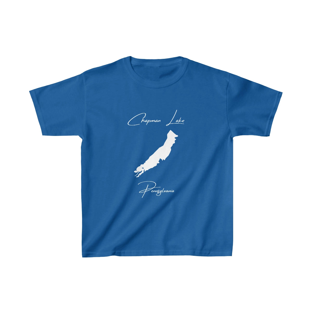 Pennsylvania  Chapman  Lake  Youth  T-shirt  front  position  view  from  front  royal.webp
