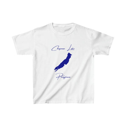 Pennsylvania  Chapman  Lake  Youth  T-shirt  front  position  view  from  front  white.webp