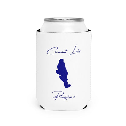 Pennsylvania  Conneaut  Lake  Can  Koozie  front  position  view  from  front-2  white.webp