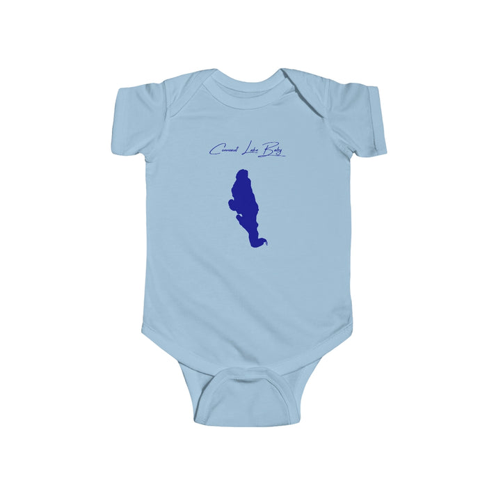 Pennsylvania  Conneaut  Lake  Onesie  front  position  view  from  front  light  blue.webp