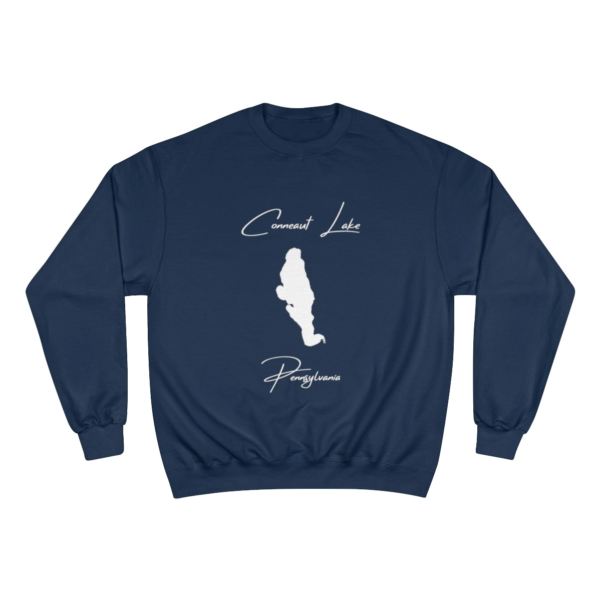 Pennsylvania  Conneaut  Lake  Sweatshirt  front  position  view  from  front  navy.webp