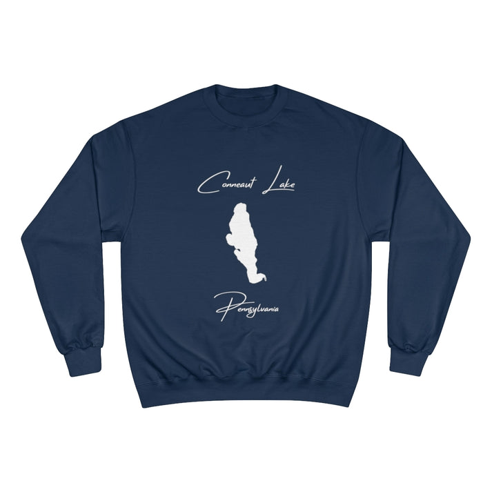 Pennsylvania  Conneaut  Lake  Sweatshirt  front  position  view  from  front  navy.webp