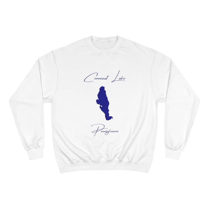 Pennsylvania  Conneaut  Lake  Sweatshirt  front  position  view  from  front  white.webp