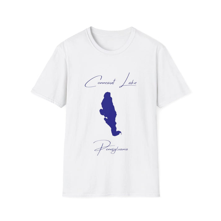 Pennsylvania  Conneaut  Lake  T-shirt  front  position  view  from  front  white.webp