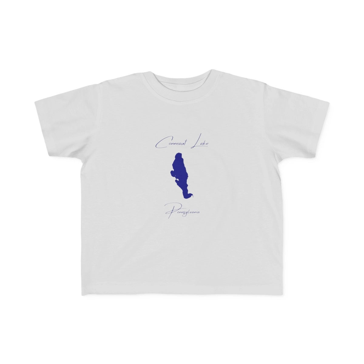 Pennsylvania  Conneaut  Lake  Toddler  T-shirt  front  position  view  from  front  silver.webp
