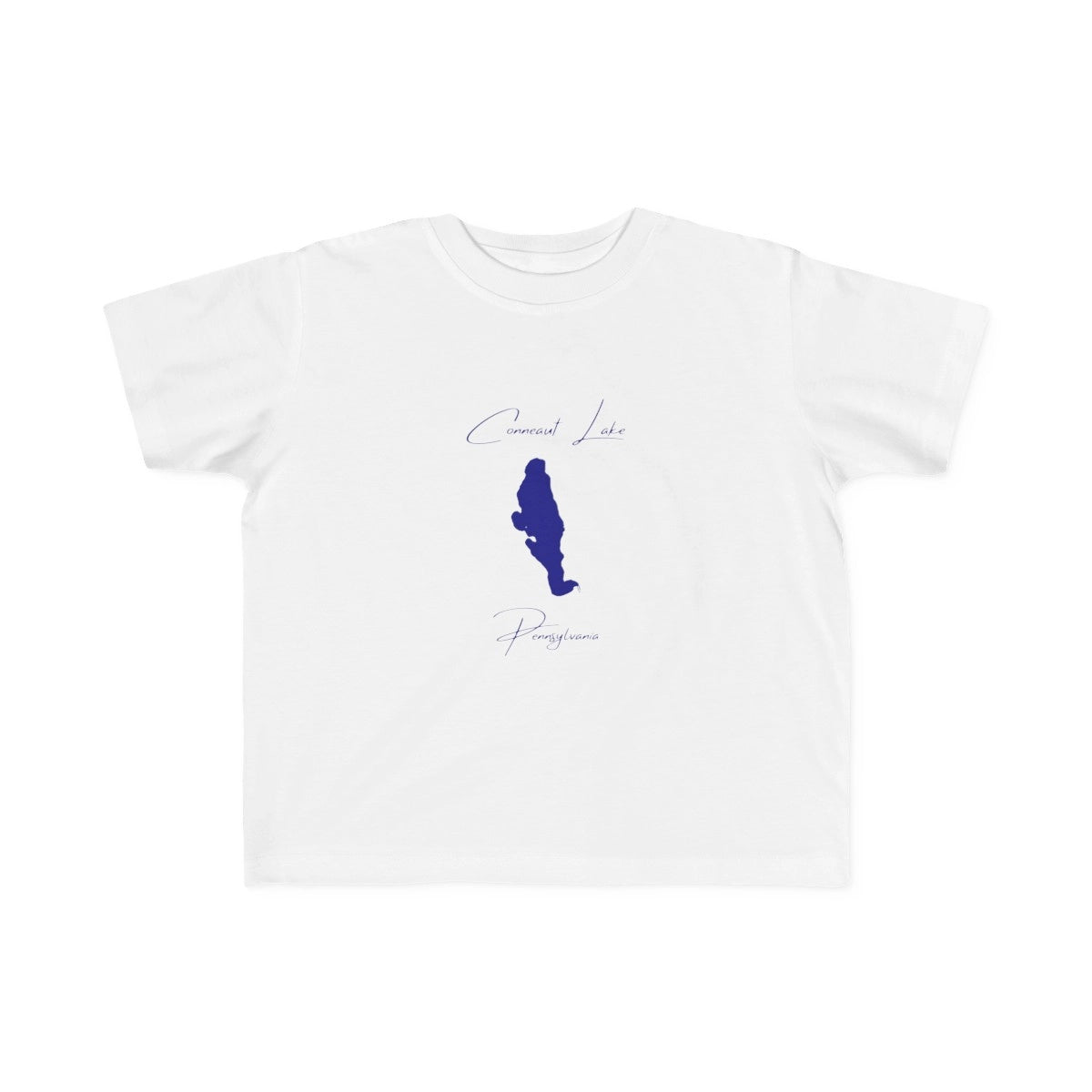 Pennsylvania  Conneaut  Lake  Toddler  T-shirt  front  position  view  from  front  white.webp
