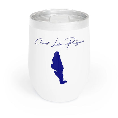 Pennsylvania  Conneaut  Lake  Wine  Tumbler  front  position  view  from  front  white.webp
