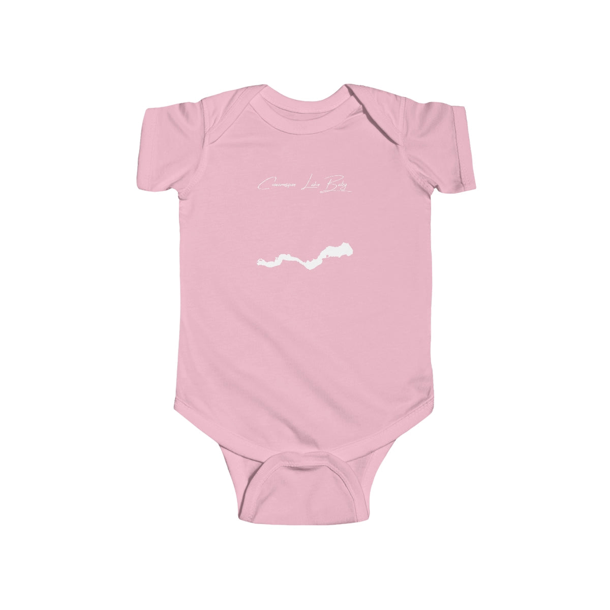 Pennsylvania  Cowanesque  Lake  Onesie  front  position  view  from  front  pink.webp