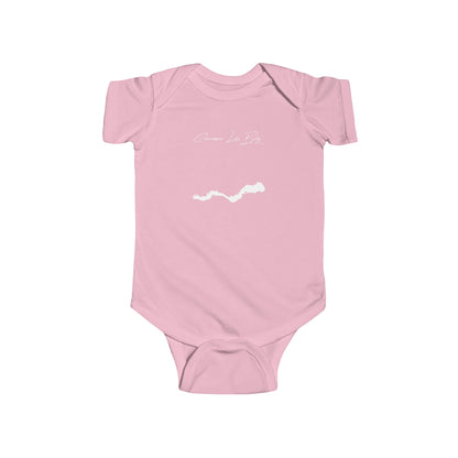 Pennsylvania  Cowanesque  Lake  Onesie  front  position  view  from  front  pink.webp