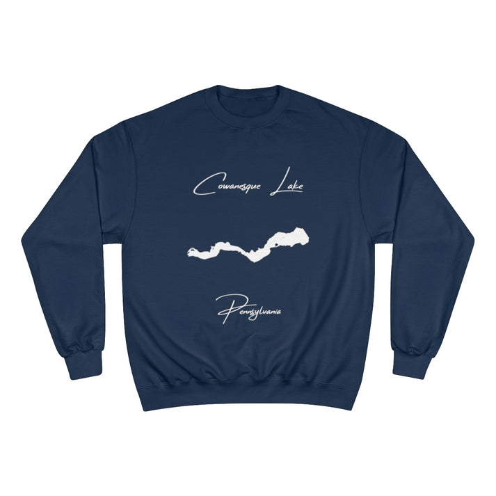 Pennsylvania  Cowanesque  Lake  Sweatshirt  front  position  view  from  front  navy.webp