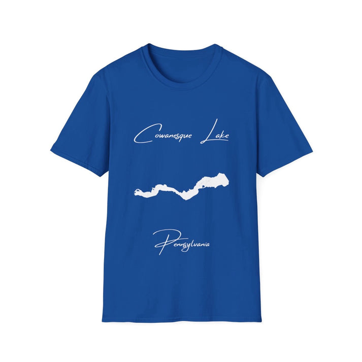 Pennsylvania  Cowanesque  Lake  T-shirt  front  position  view  from  front  royal.webp